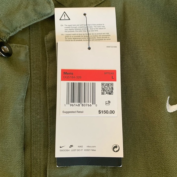 ✨NIKE✨ MEN’S UNLINED CHORE COAT - Picture 11 of 16